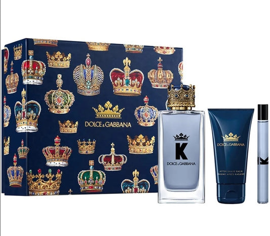 Kit Dolce Gabbana K Masculino Edt 100ml + Pós Barba 50ml + Ts 10ml