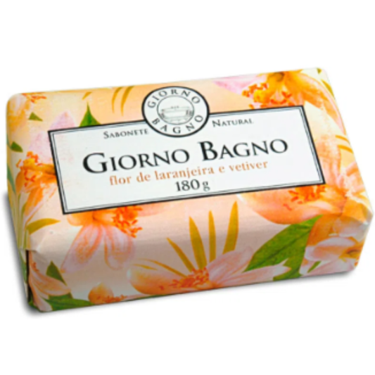 GIORNO BAGNO - SABONETE EM BARRA FLOR DE LARANJEIRA E VETIVER
