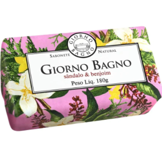 GIORNO BAGNO - SABONETE EM BARRA SÂNDALO E BENJOIM